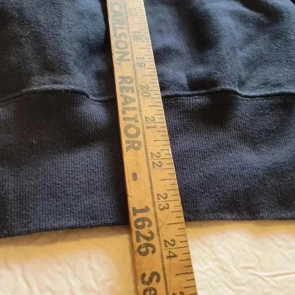 Pepperdine University Champion Unisex Hooded Sweatshirt Size Small Navy Orange